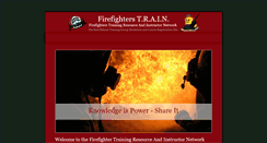 Desktop Screenshot of firefightertrain.org