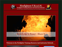 Tablet Screenshot of firefightertrain.org